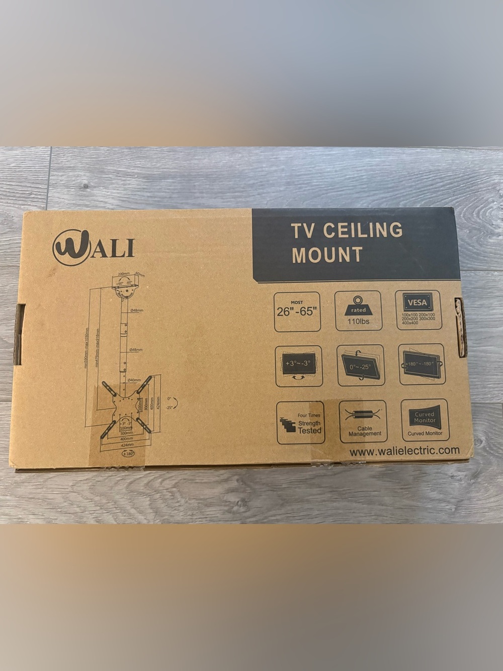 WALI TV Ceiling Mount